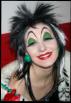 Character makeup,Cruella de Vill
